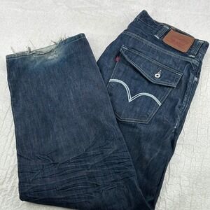 Levi's 569 Loose Straight Fit Jeans Men's 40x30 Medium Wash Y2K Relaxed Denim